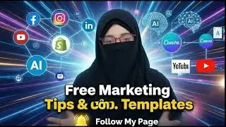 Free Digital Marketing Tips  Canva Templates & AI Tools for Business Growth  Janatul Ferdou