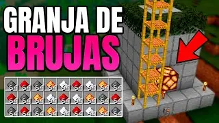 ✅ AFK WITCH FARM in MINECRAFT BEDROCK 1.21+!!! EASY