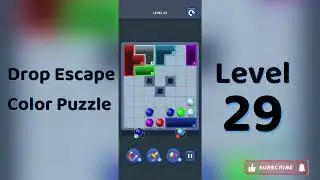 Drop Escape Level 29 Walkthrough 🧩🚪 | Color Puzzle Solutions | Solutionguruji