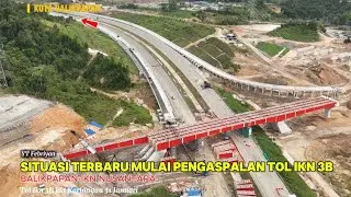 IKN HARI INI‼️ TOL IKN 3B!!PENGASPALAN & STEL BOX GIRDER TERHUBUNG SIMPANG SUSUN KKT KARIANGAU. 