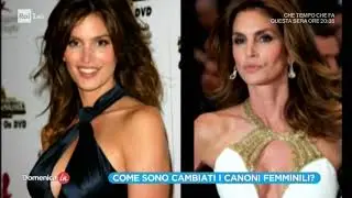 Come sono cambiati i canoni estetici femminili? - Domenica In 27/05/2018