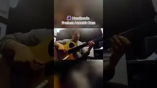 🎶 Handmade Fretless Acoustic Bass by Ekrem &Ouml;zkarpat &ndash; raw tone, no effects!