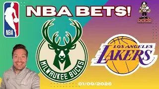 Milwaukee Bucks vs LA Lakers NBA Picks and Predictions, 1/9/26 | Nolan Patrick's NBA Best Bets