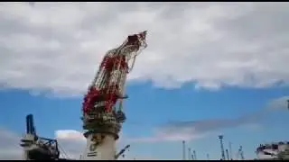 Load Test Hook failure Orion I Ship in Port of Rostock May 2nd 2020.
