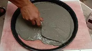 Potongan ember bekas untuk membuat pot bonsai ceper// small pot