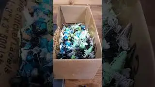Color 3D printer waste... #3d  #3dprinting  #maker