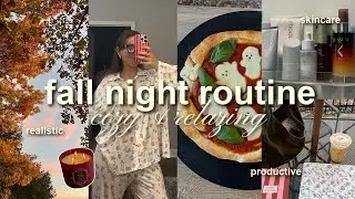 УЮТНЫЙ ОСЕННИЙ ВЕЧЕР 🕯️🍁 уход за кожей, выпечка, + романтизация осени! (расслабляюще и продуктивно)