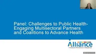 Engaging partners & coalitions to advance health: Alliance for Disease Prevention and Response