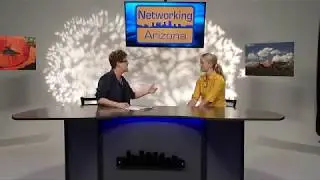 Danielle Caudill with Carol Blonder on Show 1 of Networking Arizona