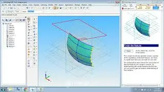 Tut 7 BlueSurf Feature | SolidEdge V20 | machine design tutorial | CAD | Mechanical Engineering
