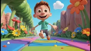 Fall Guys Wobbly Bean Got Swept by the Spin | Nursery Rhymes for Kids & Baby Songs