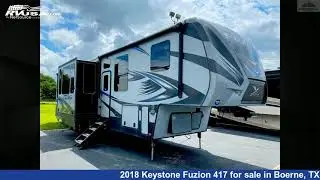 Beautiful 2018 Keystone Fuzion 417 Toy Hauler RV For Sale in Boerne, TX | RVUSA.com