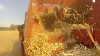 Stroh pressen und Ballen holen 2018 (sound)