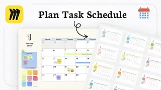 How to create a calendar in Miro (Team Schedule)