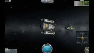 Launch and docking to an orbiting station in KSP