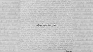 Nobody Else But You - Carson Todd (Official Lyric Video)