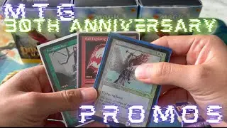 Magic the Gathering 30th Anniversary Promos & Dominaria United Set booster pack opening MTG. Retro!