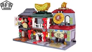 Modbrix City | Sembo Mini Street Chinatown Tea Shop 6092-6095 | Speed Build Review | Teil 3