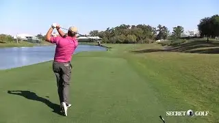 Steve Elkington- Strategy on 18th Hole at TPC Sawgrass (Part 1)