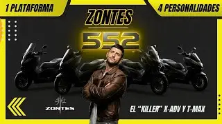 ¿Adiós T-MAX y X-ADV? La Zontes 552 es el NUEVO 