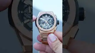 Hublot Big Bang Integral King Gold ជាប្រភេទមាសតាន់ 18K ពណ៍ឈូក ❤️&zwj;🔥