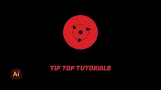 how to draw sharingan in Adobe Illustrator