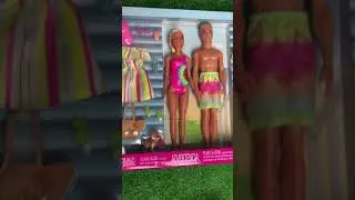 Barbie and Ken dolls with beach toy set | Barbie pool and convertible bundle playset | barbie set 🥰