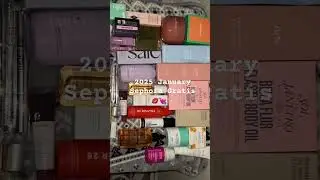 My January 2025 Sephora Gratis 💋💘✨ #sephorahaul #sephora #freemakeup