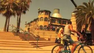 Paul Rodriguez - Second Angle switch 360 flip santa Monica tripple set  - Theskateclick.com