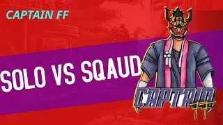 SOLO VS SQUAD 9 KILLS CAPTAIN FF /AWM+M1887 BEST COMBO