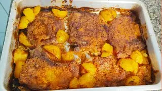 BISTECA COM BATATAS NO FORNO NÃO FICA SECO / Marielly Ferreira