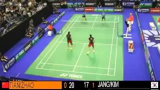 SF - WD - TIAN Q. / ZHAO Y.L. vs JANG Y.N. / KIM S.Y. - 2013 French Open