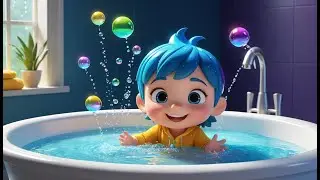 Splish, Splash, A Rainbow Bath | Fun Bath Time Song for Kid | Colorful Water Adventure Nursery Rhyme