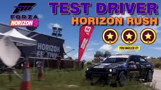 FORZA HORIZON 5 : 3 STAR GAMEPLAY - TEST DRIVER - HORIZON RUSH | FORZA MALAYALAM WHEEL GAMEPLAY