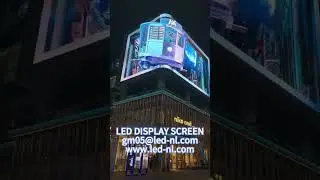 Shopping mall advertising screen, IP65 waterproof #leddisplay #led#ledscreen #3d #outdoor