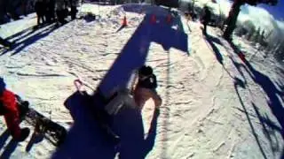 Ben, Katie and Dad Snowboarding