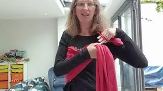 How to make a No Sew Ring Sling with a short woven wrap and a pair of sling rings