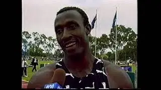 1995 and 1996 Adelaide grand prix 10.0 100m Linford Christie