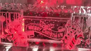 Merry Christmas Ice Bar with Drink Luge '19