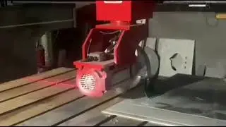 DAFOM One-piece infrared cutting machine with back-cut chamfering effect