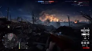 Battlefield 1: Conquest Multiplayer Gameplay - Nivelle Nights - No Commentary