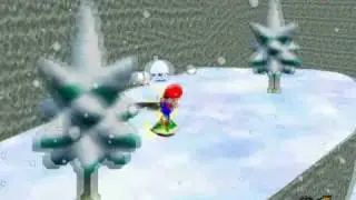 Super Mario 64 Hack: Custom Level (Frozen Lake)