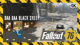Baa Baa Black Sheep | Fallout 76 [4K] PC Gameplay | Sheepsquatch Quest | No Commentary - Ep. 72