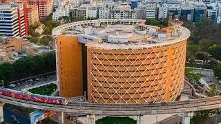 Cyber tower of hi-tech city Hyderabad inside view