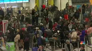 Two Arrested After Drone Brought Busy British Airport To A Standstill | NBC Nightly News
