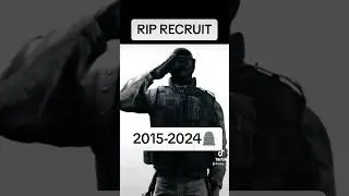 RIP RECRUIT🪦🙏🏽 #r6 #rainbowsixsiege #gaming #memes #recruit