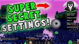 THE SUPER SECRET SETTINGS v3 CHALLENGE! ( Hypixel Skywars )