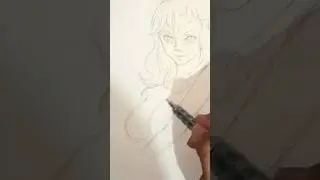 My Artwork Steps in 10 Seconds | Draw a Girl 