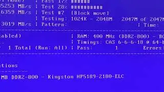 Dimm DDR2 2Gb 800Mhz Kingston Memtest