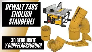 DIY Absaugung DeWALT 7485, Doppelabsaugung Tischkreiss&auml;ge, TKS